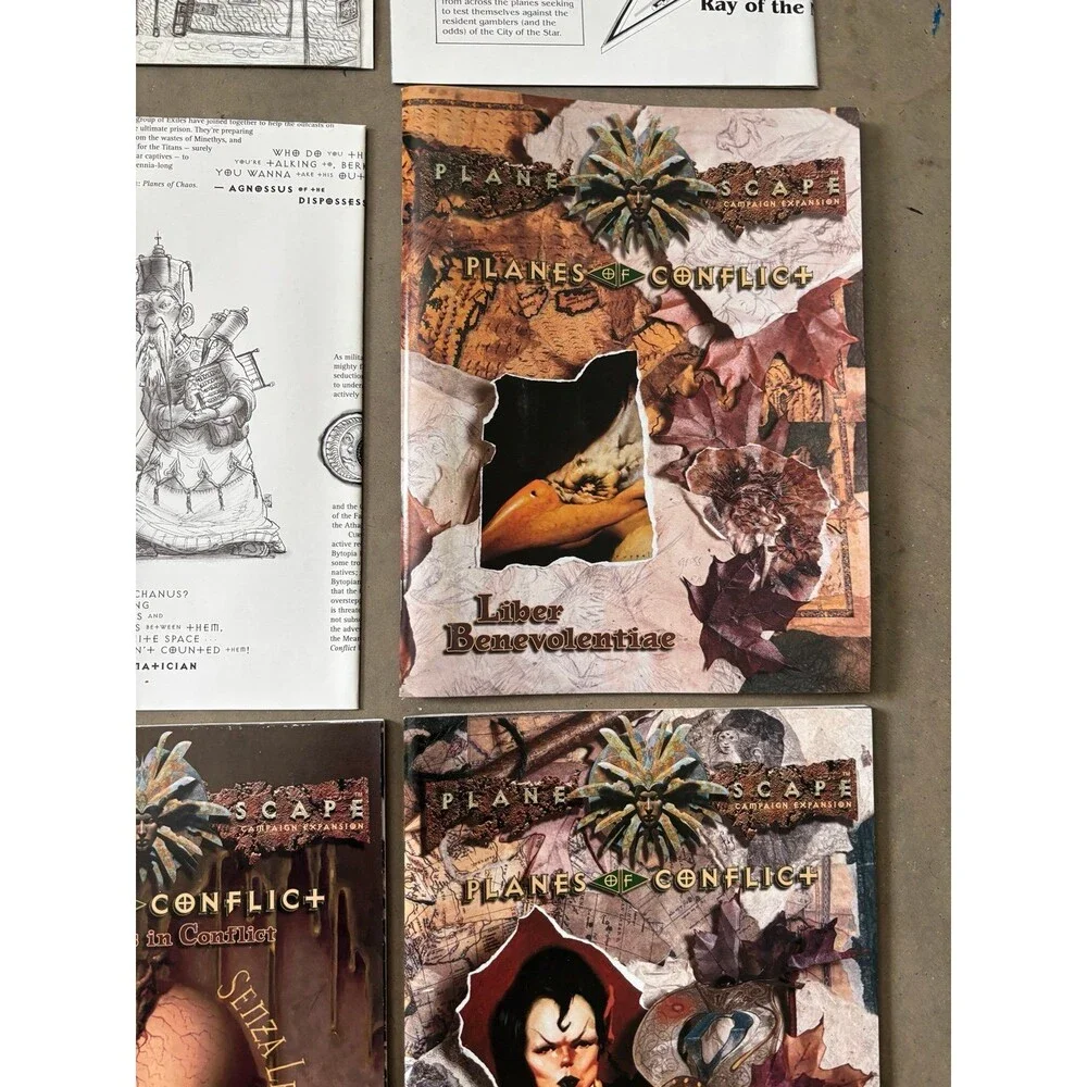 PLANES OF CONFLICT BOX SET Planescape Dungeons & Dragons AD&D TSR 1995 VERY RARE